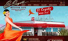 El Coyote Cafe Mexican Restaurant in Los Angeles, CA
